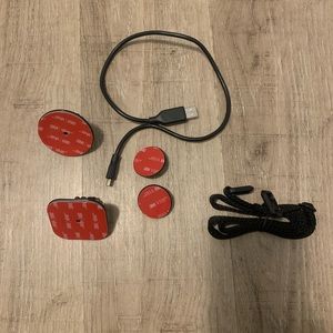 COPY - GoPro adhesive and cords and bag